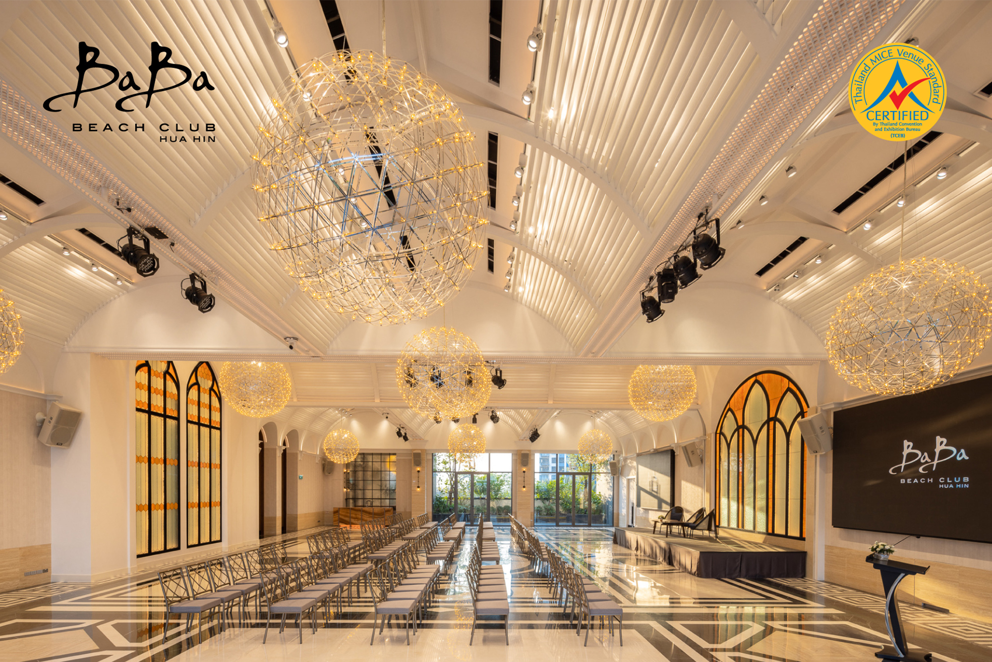 Event Space at Baba Beach Club Hua Hin, ห้องประชุม สัมมนา